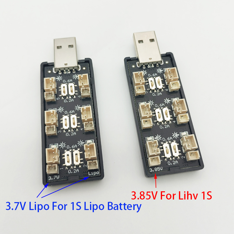 6CH USB 1S LiPo/LiHv 3.7V/4.2V - Drone Battery Adapter recensione e prezzo