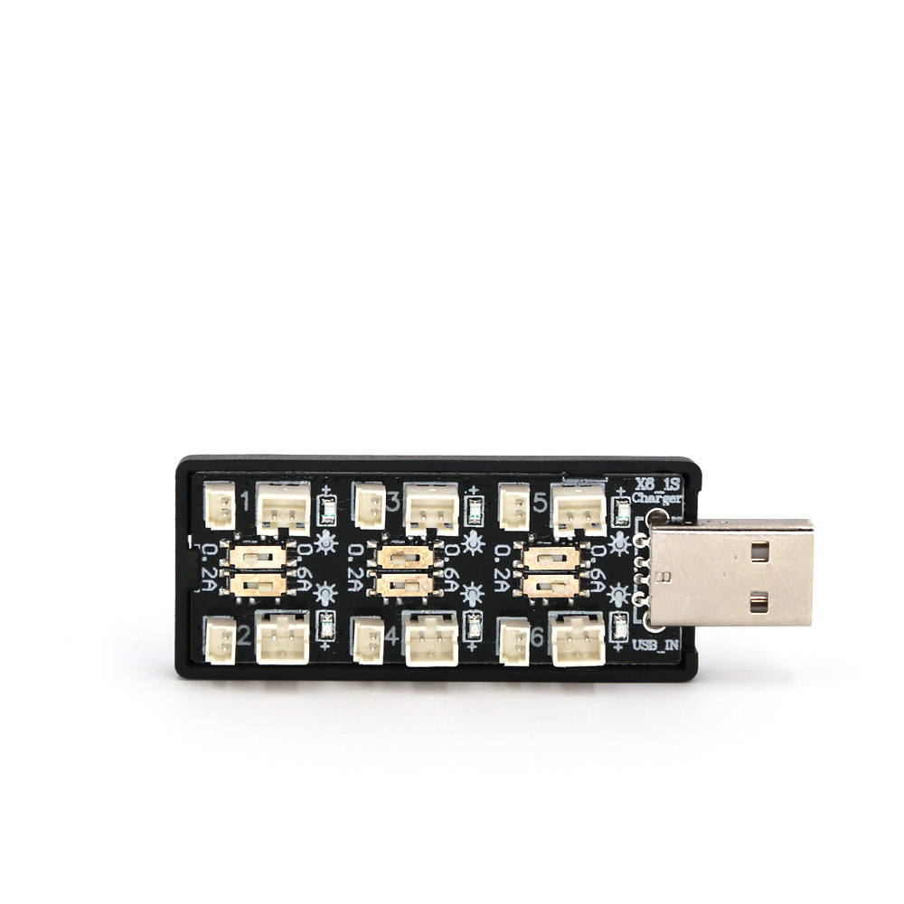 6CH USB 1S LiPo/LiHv 3.7V/4.2V - Drone Battery Adapter recensione e prezzo
